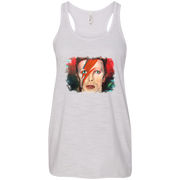 David Bowie Flowy Racerback Tank
