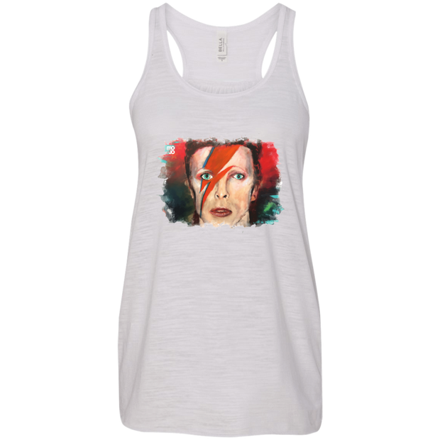 David Bowie Flowy Racerback Tank
