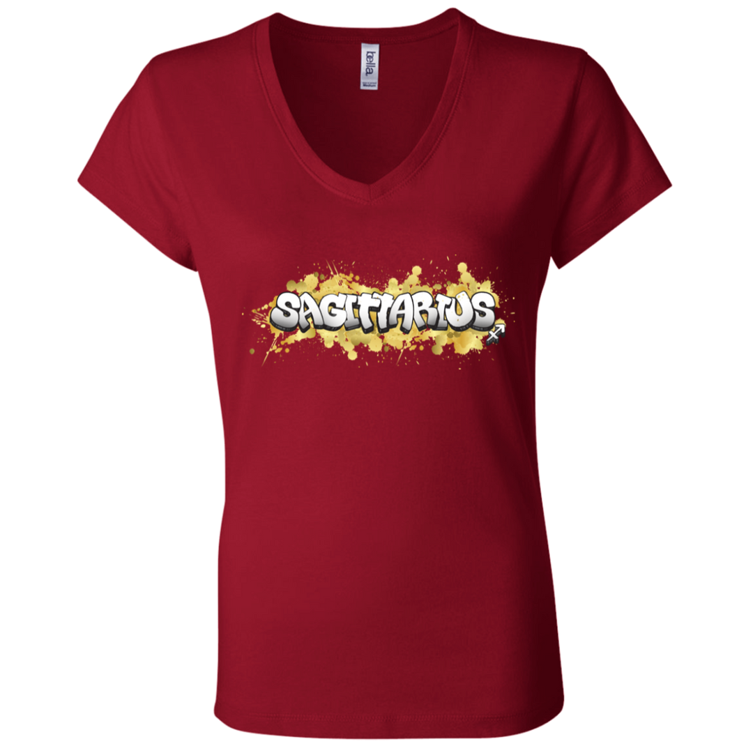 Sagittarius Ladies' Astrology V-Neck T-Shirt