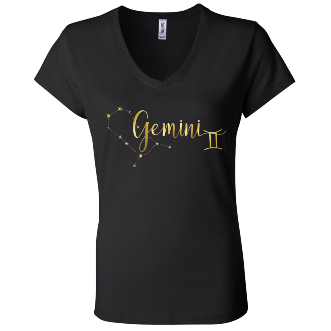 Gemini Ladies' Astrology V-Neck T-Shirt