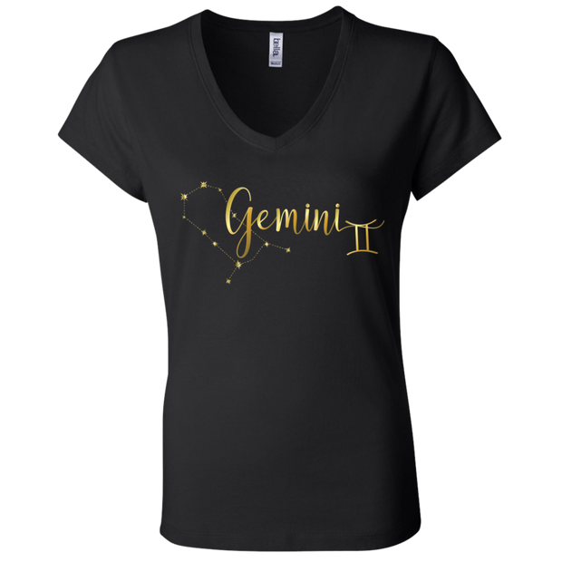 Gemini Ladies' Astrology V-Neck T-Shirt