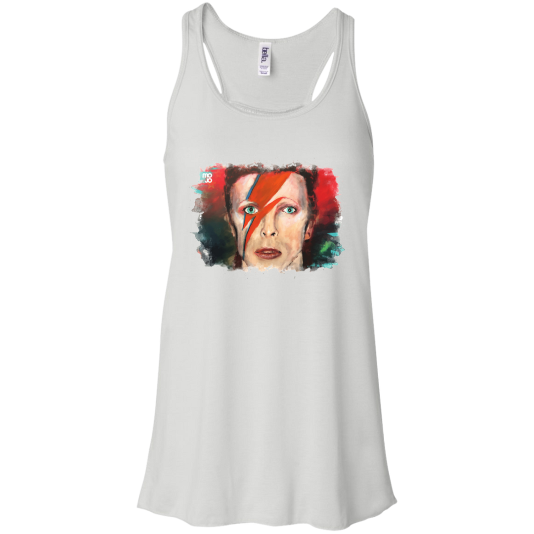 David Bowie Flowy Racerback Tank