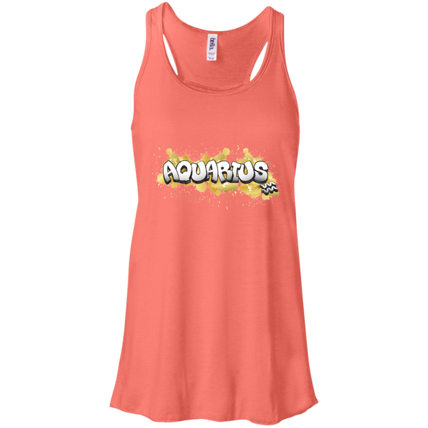 Aquarius Flowy Racerback Tank
