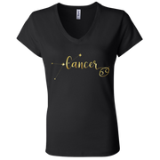 Cancer Ladies' Astrology V-Neck T-Shirt
