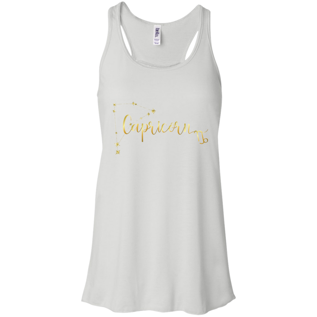 Capricorn Flowy Racerback Tank