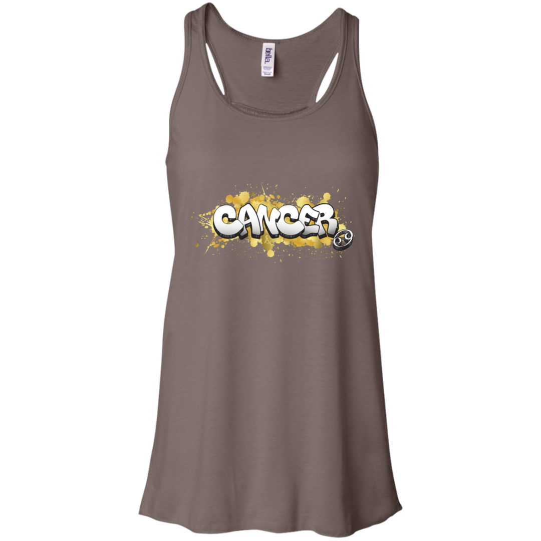 Cancer  Flowy Racerback Tank