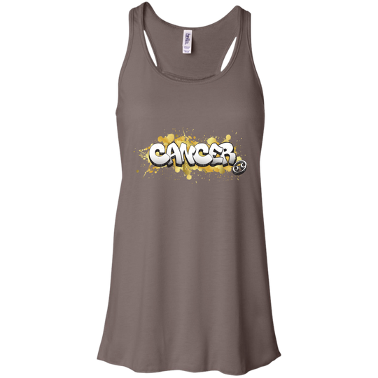 Cancer  Flowy Racerback Tank