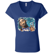 Tupac Ladies' Astrology V-Neck T-Shirt