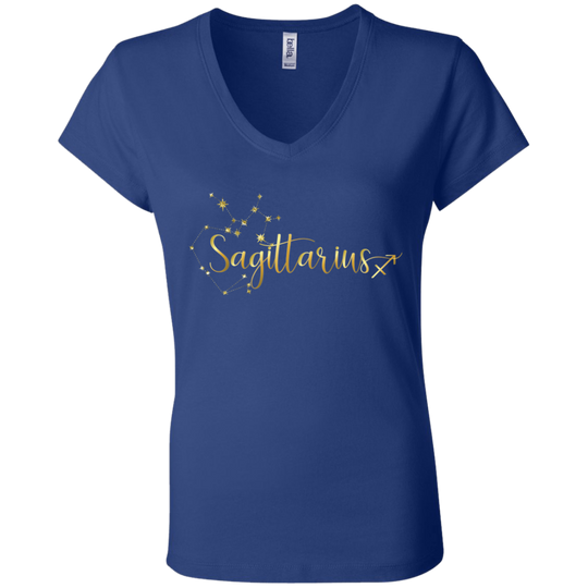 Sagittarius Ladies' Astrology V-Neck T-Shirt
