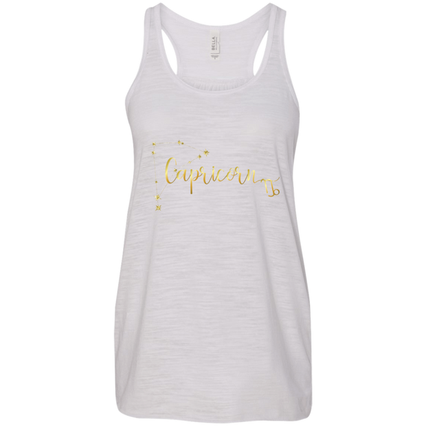 Capricorn Flowy Racerback Tank