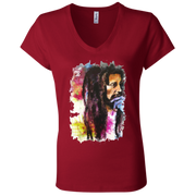 Bob Marley Ladies' Astrology V-Neck T-Shirt