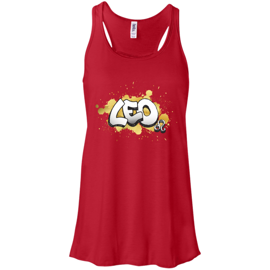 Leo Flowy Racerback Tank
