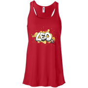 Leo Flowy Racerback Tank