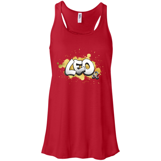 Leo Flowy Racerback Tank