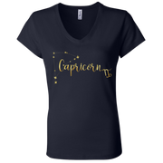 Capricorn Ladies' Astrology V-Neck T-Shirt