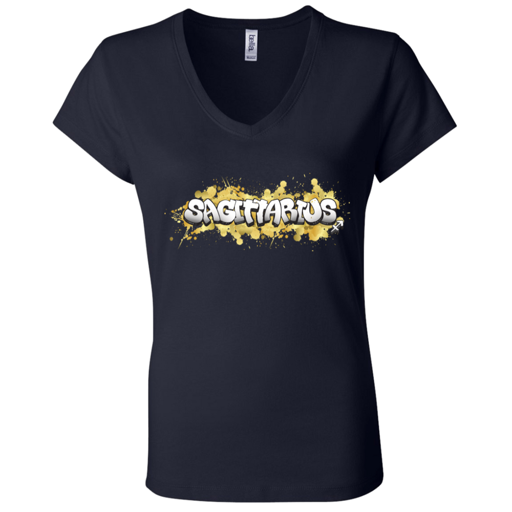 Sagittarius Ladies' Astrology V-Neck T-Shirt