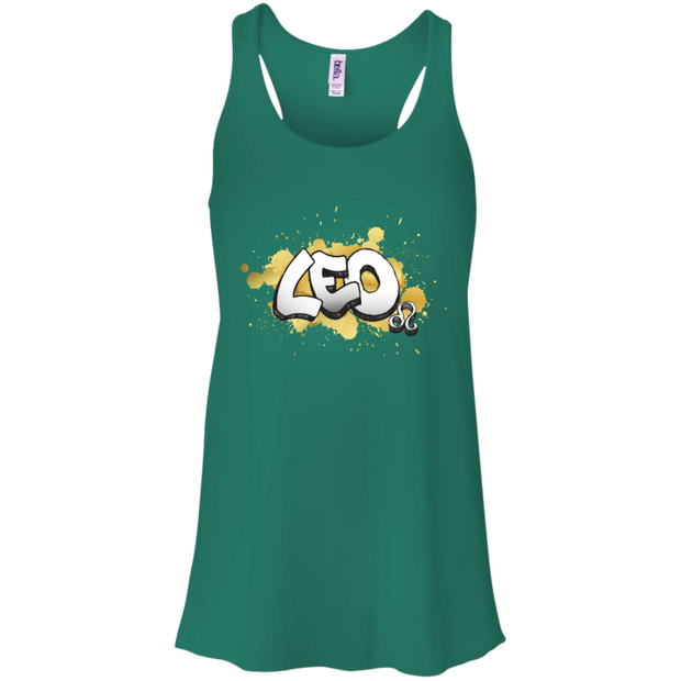 Leo Flowy Racerback Tank