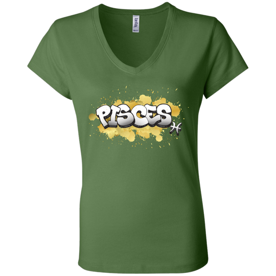 Pisces Ladies' Astrology V-Neck T-Shirt