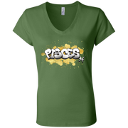 Pisces Ladies' Astrology V-Neck T-Shirt