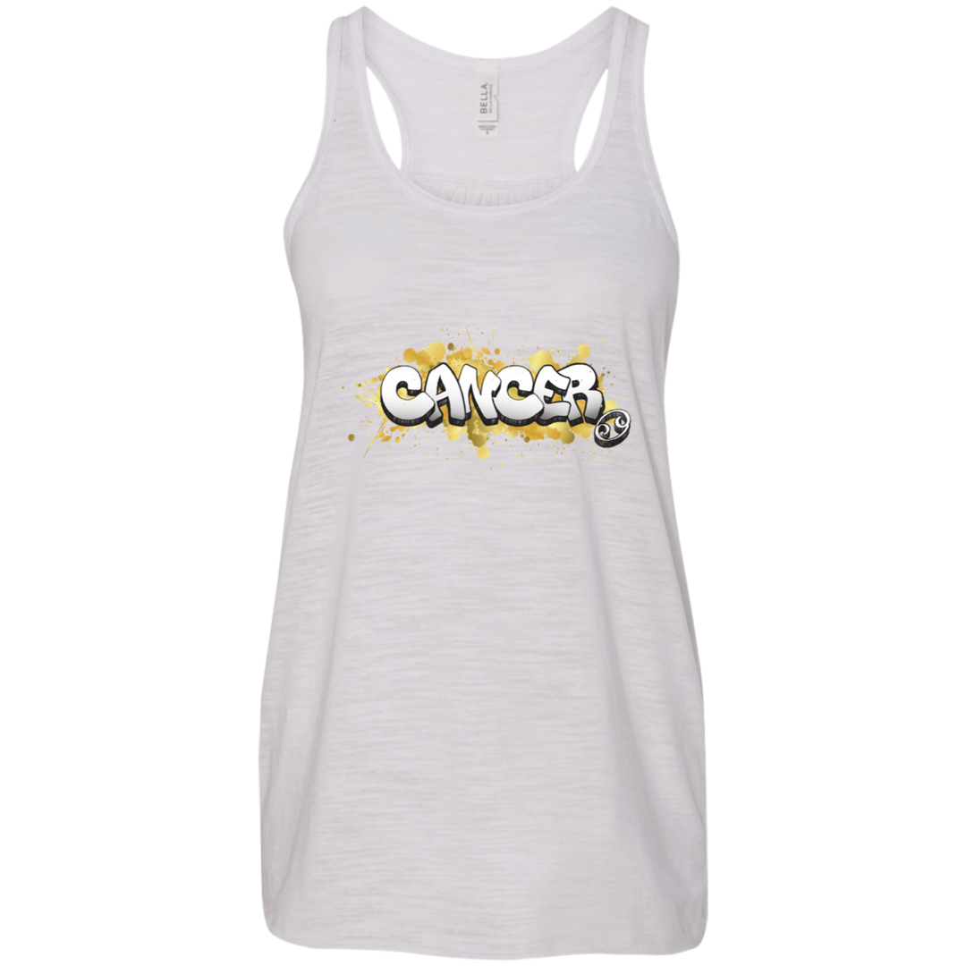 Cancer  Flowy Racerback Tank