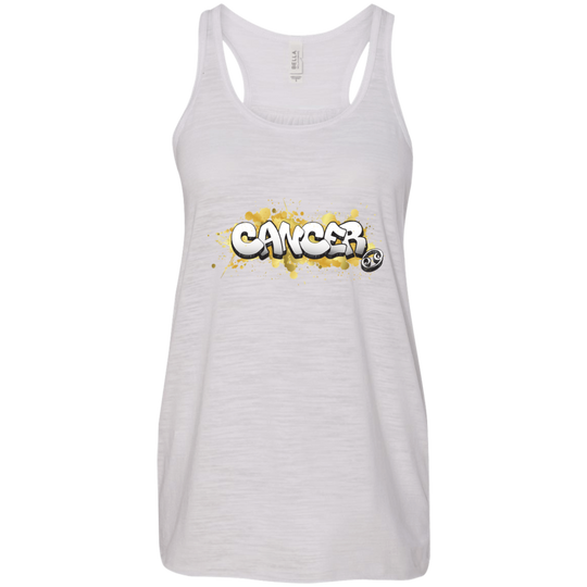 Cancer  Flowy Racerback Tank