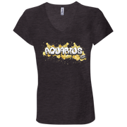 Aquarius Ladies' Astrology V-Neck T-Shirt