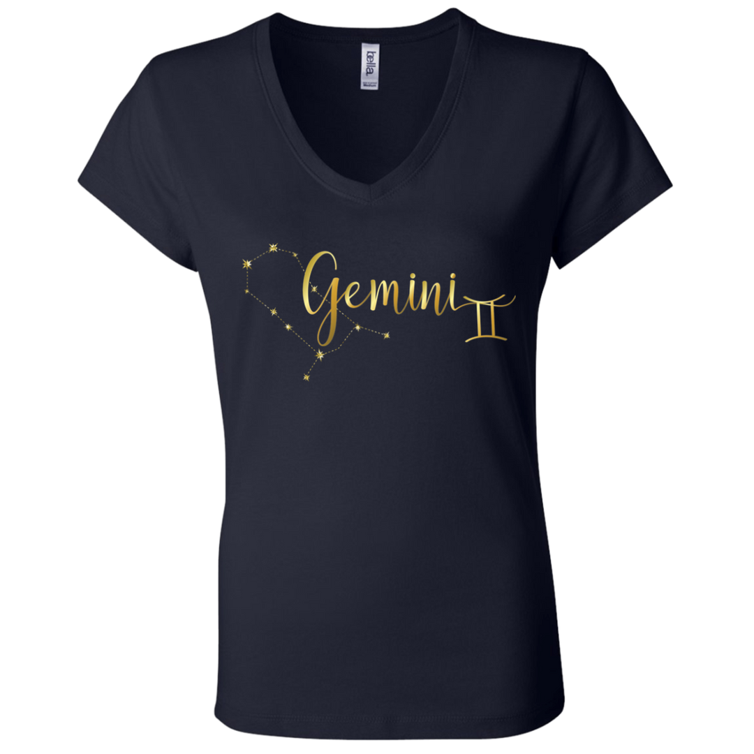 Gemini Ladies' Astrology V-Neck T-Shirt