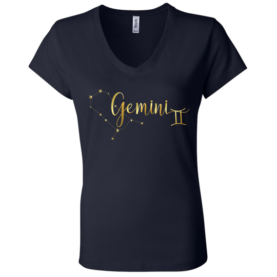 Gemini Ladies' Astrology V-Neck T-Shirt
