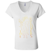 The Lovers Ladies' Tarot V-Neck T-Shirt