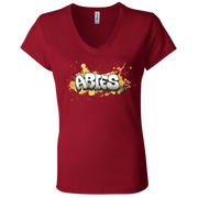 Aries Ladies' Astrology V-Neck T-Shirt