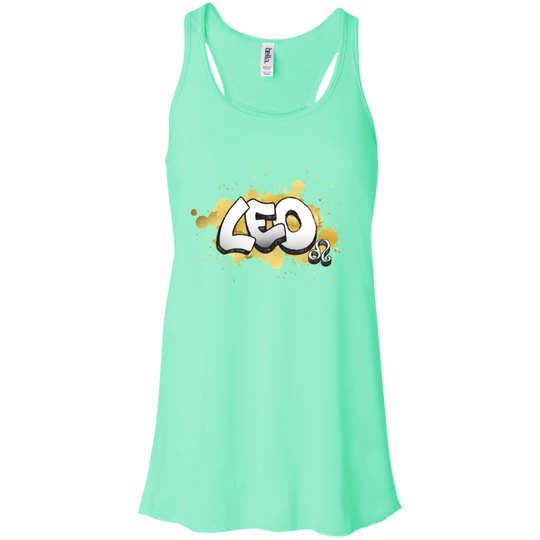 Leo Flowy Racerback Tank