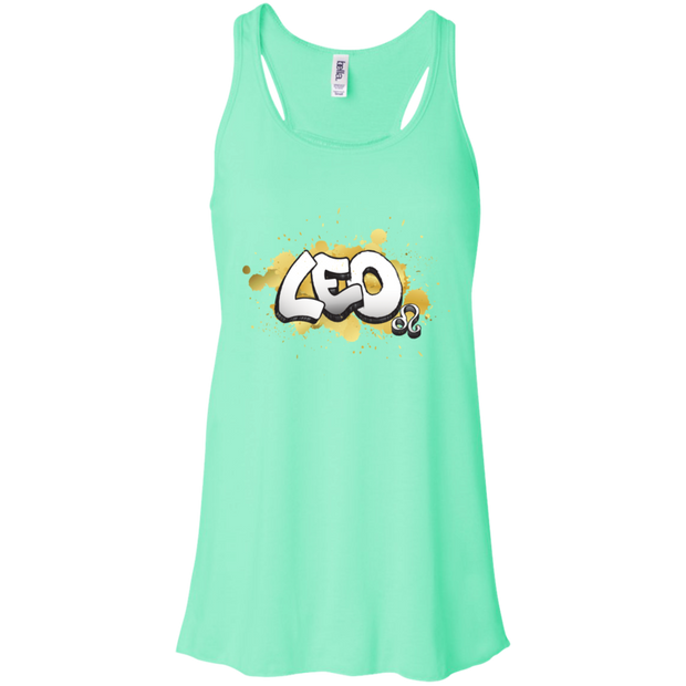 Leo Flowy Racerback Tank