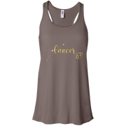 Cancer Flowy Racerback Tank