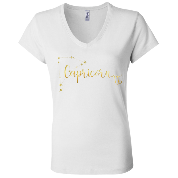 Capricorn Ladies' Astrology V-Neck T-Shirt