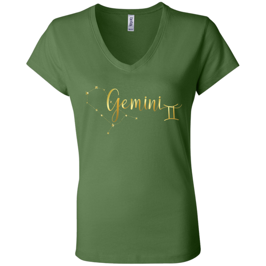Gemini Ladies' Astrology V-Neck T-Shirt