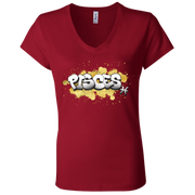 Pisces Ladies' Astrology V-Neck T-Shirt