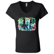 Jimi Hendrix Ladies' Astrology V-Neck T-Shirt