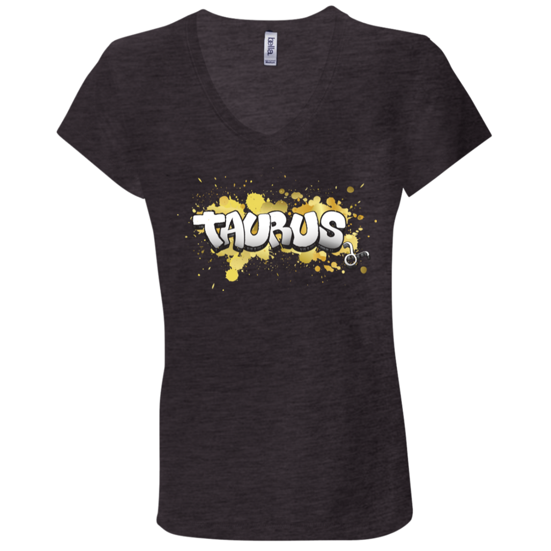 Taurus Ladies' Astrology V-Neck T-Shirt