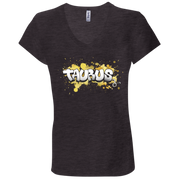 Taurus Ladies' Astrology V-Neck T-Shirt
