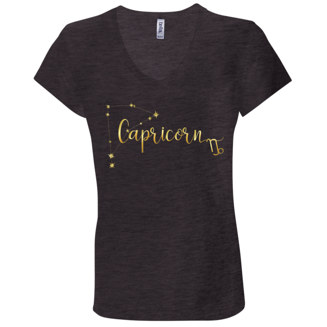 Capricorn Ladies' Astrology V-Neck T-Shirt