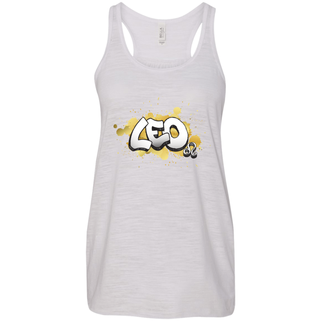 Leo Flowy Racerback Tank