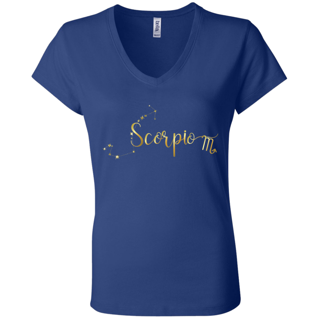 Scorpio Ladies' Astrology V-Neck T-Shirt