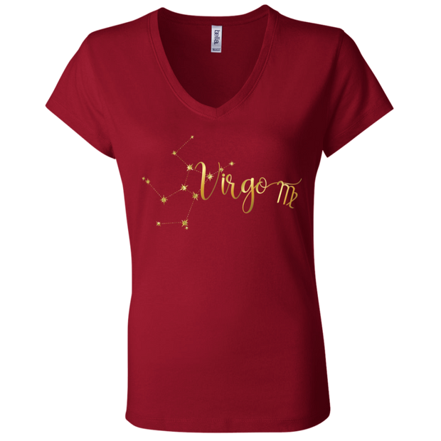 Virgo Ladies' Astrology V-Neck T-Shirt