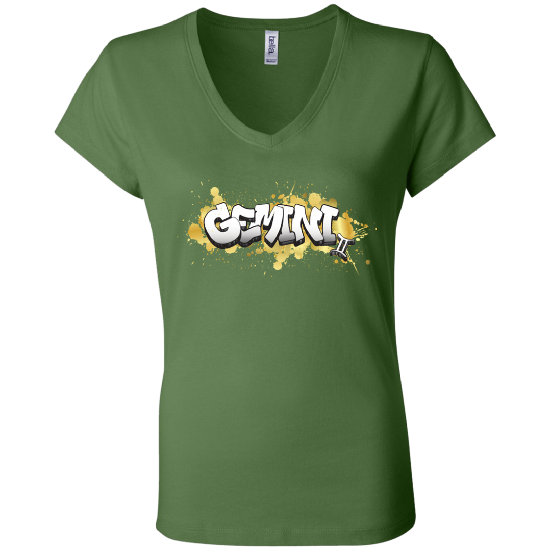 Gemini Ladies' Astrology V-Neck T-Shirt