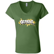 Gemini Ladies' Astrology V-Neck T-Shirt