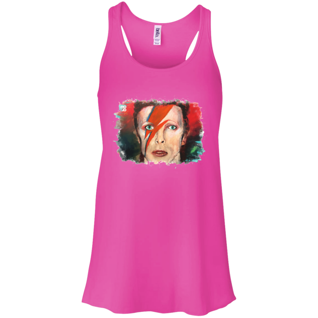 David Bowie Flowy Racerback Tank