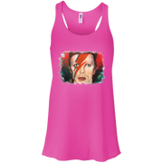 David Bowie Flowy Racerback Tank