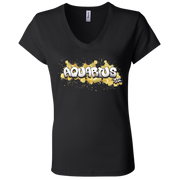Aquarius Ladies' Astrology V-Neck T-Shirt