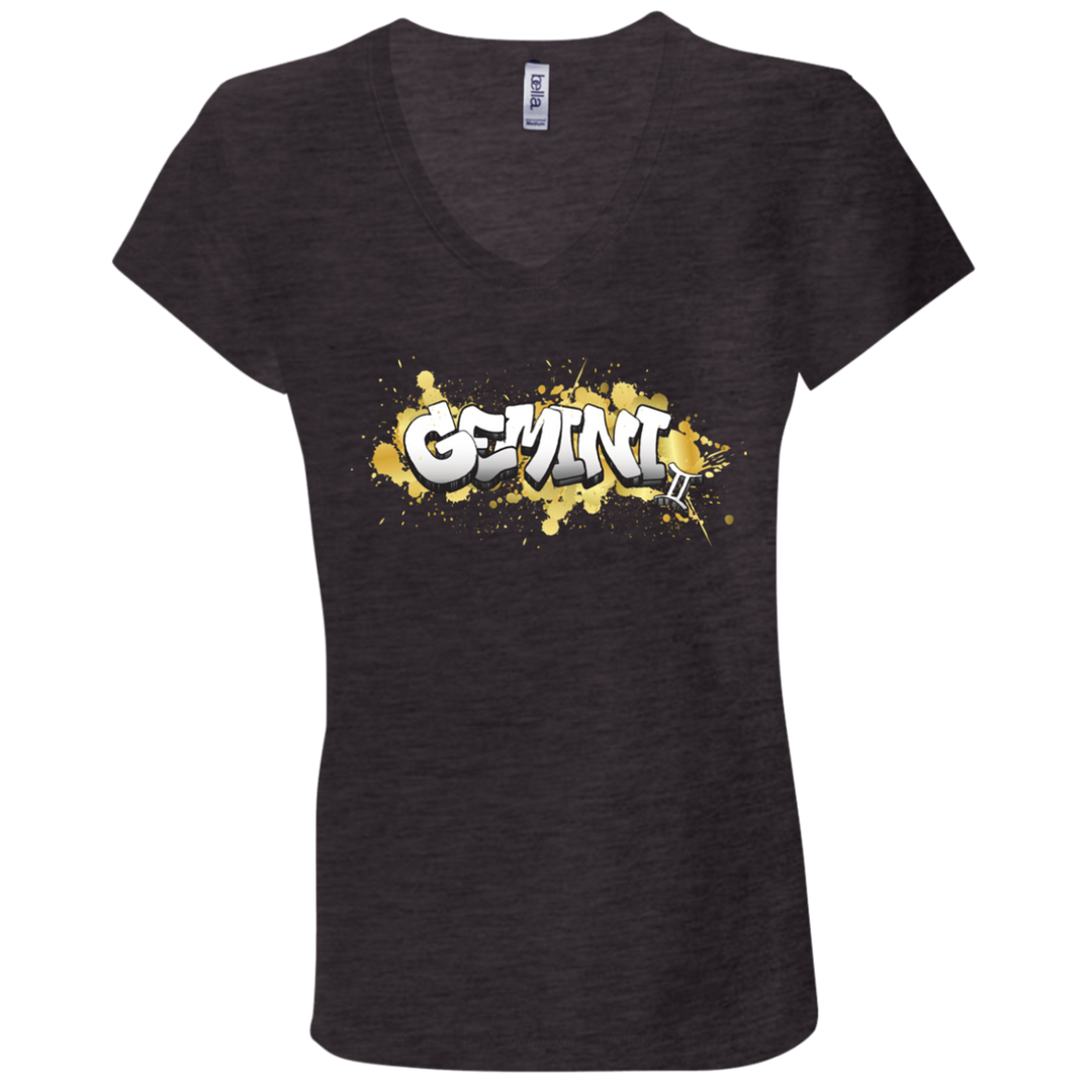 Gemini Ladies' Astrology V-Neck T-Shirt