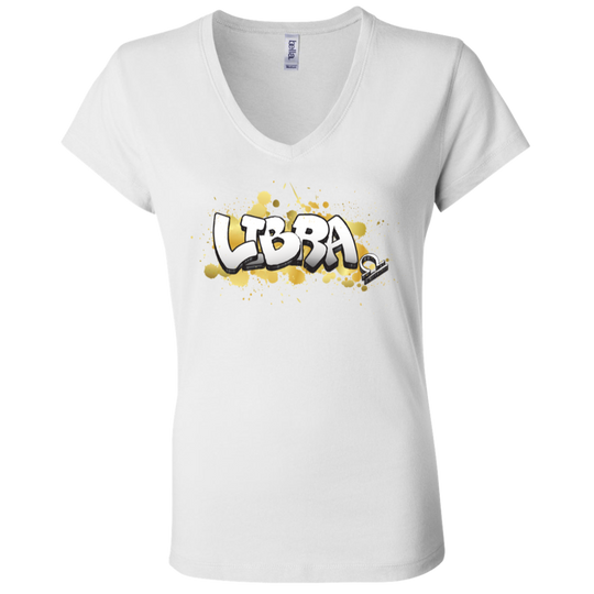 Libra Ladies' Astrology V-Neck T-Shirt
